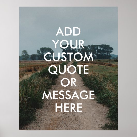 Erstellen Sie Ihr eigenes Angebot Poster (Vorne)