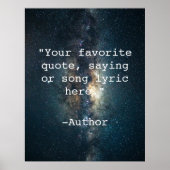 Erstellen Sie Ihr eigenes Angebot Poster (Vorne)