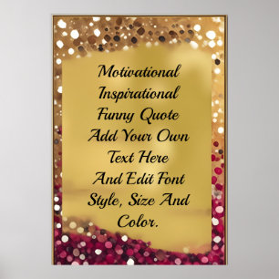 Erstellen Sie Ihr eigenes Angebot Poster