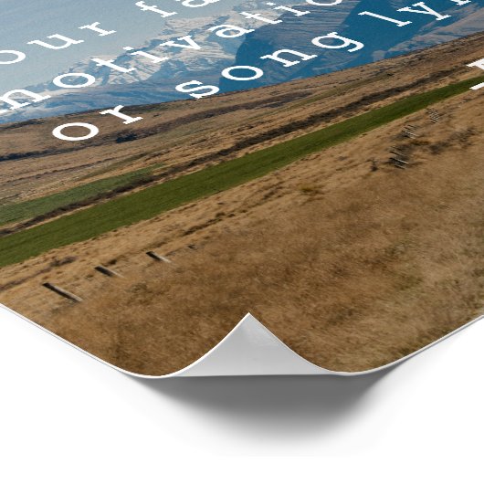 Erstellen Sie Ihr eigenes Angebot Poster (Ecke)