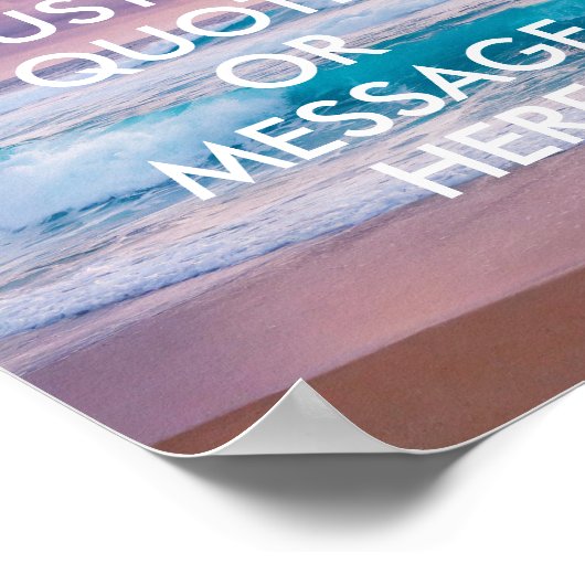 Erstellen Sie Ihr eigenes Angebot Poster (Ecke)