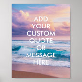 Erstellen Sie Ihr eigenes Angebot Poster (Vorne)