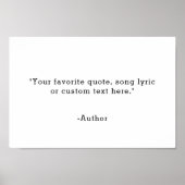 Erstellen Sie Ihr eigenes Angebot Poster (Vorne)