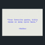 Erstellen Sie Ihr eigenes Angebot Poster<br><div class="desc">Erstellen Sie Ihre eigene, maßgeschneiderte Poster-Wandkunst mit minimalistischer Schrift.</div>