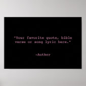 Erstellen Sie Ihr eigenes Angebot Poster (Vorne)