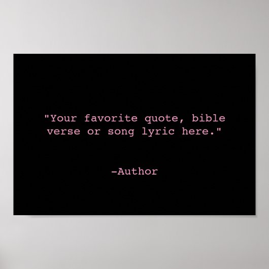 Erstellen Sie Ihr eigenes Angebot Poster (Vorne)