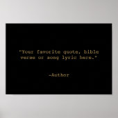 Erstellen Sie Ihr eigenes Angebot Poster (Vorne)