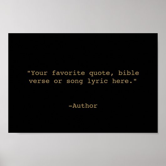 Erstellen Sie Ihr eigenes Angebot Poster (Vorne)