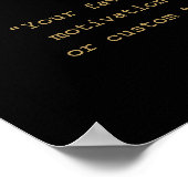 Erstellen Sie Ihr eigenes Angebot Poster (Ecke)