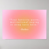 Erstellen Sie Ihr eigenes Angebot Poster (Vorne)