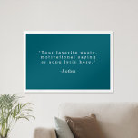 Erstellen Sie Ihr eigenes Angebot Poster<br><div class="desc">Erstellen Sie Ihre eigene,  maßgeschneiderte Poster-Wandkunst mit minimalistischer Schrift.</div>