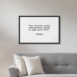 Erstellen Sie Ihr eigenes Angebot Poster<br><div class="desc">Erstellen Sie Ihre eigene,  maßgeschneiderte Poster-Wandkunst mit minimalistischer Schrift.</div>