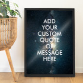 Erstellen Sie Ihr eigenes Angebot Poster