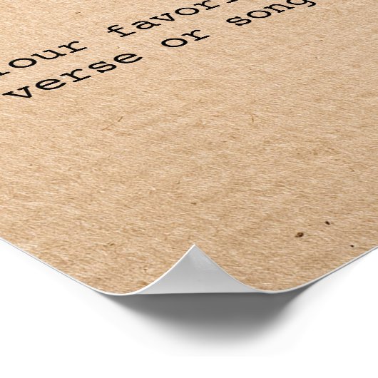 Erstellen Sie Ihr eigenes Angebot Poster (Ecke)