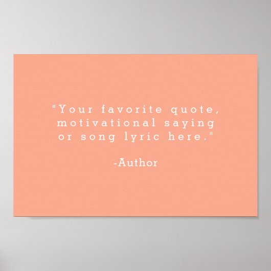 Erstellen Sie Ihr eigenes Angebot Poster (Vorne)