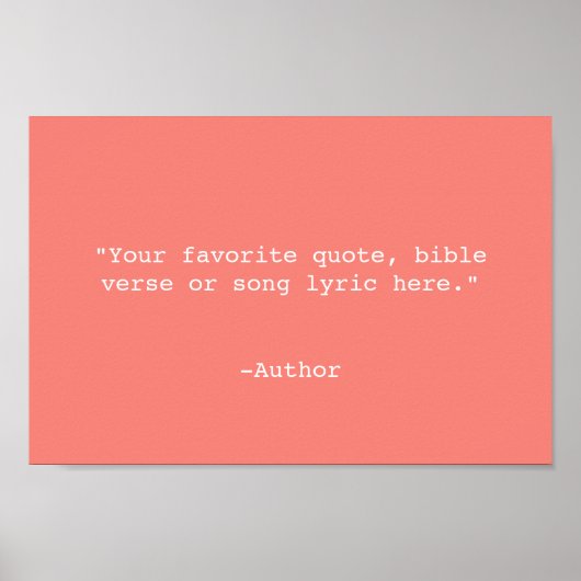 Erstellen Sie Ihr eigenes Angebot Poster (Vorne)