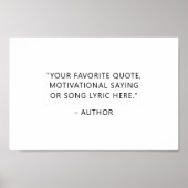 Erstellen Sie Ihr eigenes Angebot Poster (Vorne)