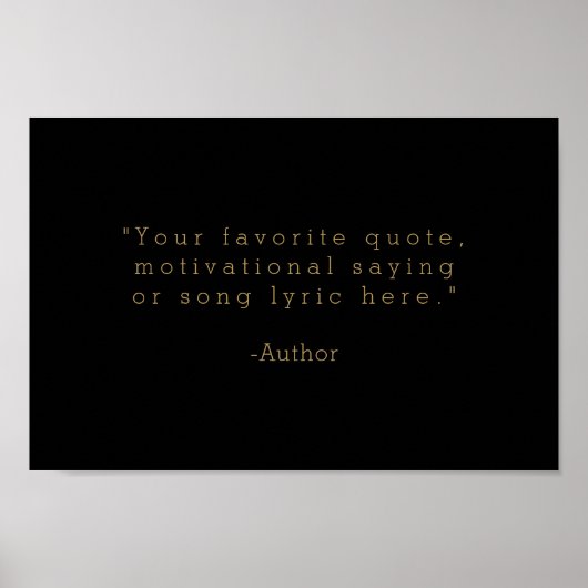 Erstellen Sie Ihr eigenes Angebot Poster (Vorne)