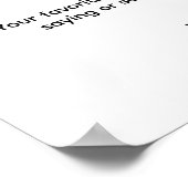 Erstellen Sie Ihr eigenes Angebot Poster (Ecke)