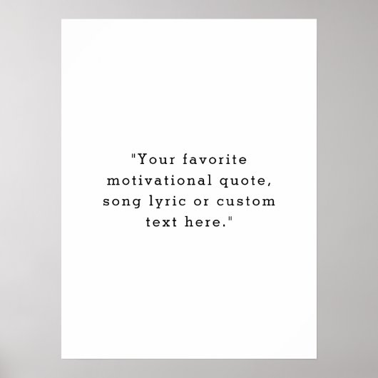 Erstellen Sie Ihr eigenes Angebot Poster (Vorne)