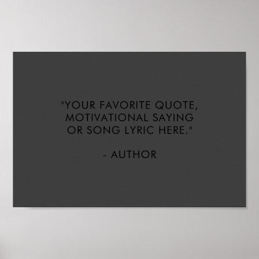 Erstellen Sie Ihr eigenes Angebot Poster (Vorne)