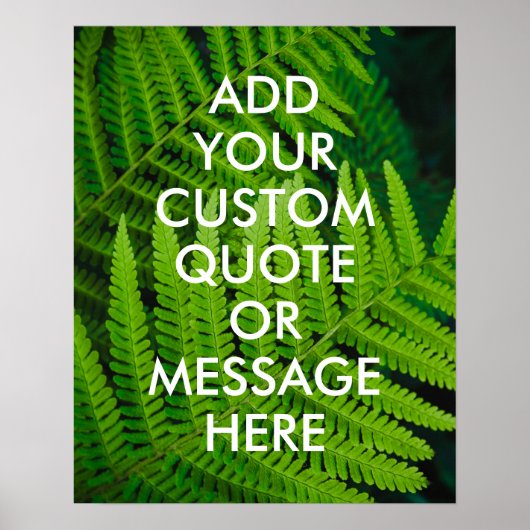 Erstellen Sie Ihr eigenes Angebot Poster (Vorne)