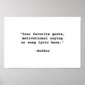 Erstellen Sie Ihr eigenes Angebot Poster (Vorne)