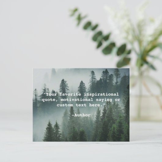 Erstellen Sie Ihr eigenes Angebot Postkarte (Stehend Vorderseite)