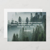 Erstellen Sie Ihr eigenes Angebot Postkarte (Vorne/Hinten)