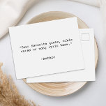Erstellen Sie Ihr eigenes Angebot Postkarte<br><div class="desc">Erstellen Sie Ihre eigene Postkarte für Ihr individuelles Angebot. Funktioniert mit minimalistischer Schrift-Typografie.</div>