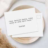 Erstellen Sie Ihr eigenes Angebot Postkarte