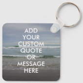 Erstellen Sie Ihr eigenes Angebot Schlüsselanhänger (Rückseite)