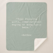 Erstellen Sie Ihr eigenes Angebot Sherpadecke (Vorderseite)