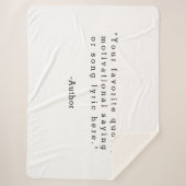 Erstellen Sie Ihr eigenes Angebot Sherpadecke (Vorderseite)