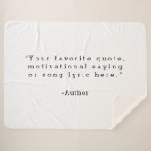 Erstellen Sie Ihr eigenes Angebot Sherpadecke (Vorderseite (Horizontal))