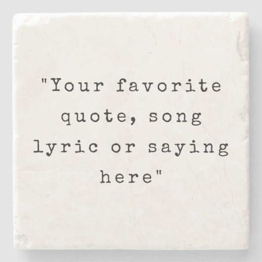 Erstellen Sie Ihr eigenes Angebot Steinuntersetzer (Vorderseite)