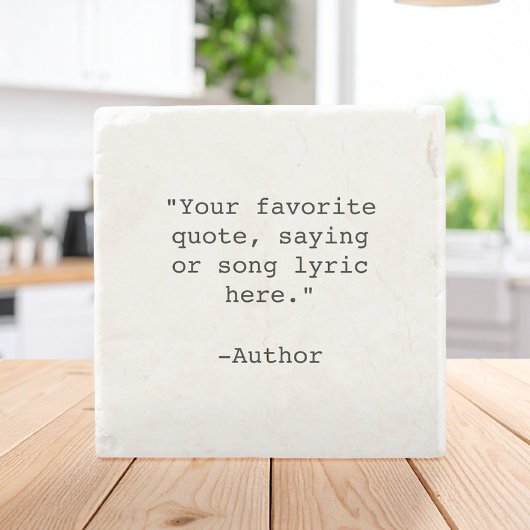 Erstellen Sie Ihr eigenes Angebot Steinuntersetzer