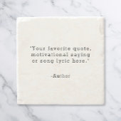 Erstellen Sie Ihr eigenes Angebot Steinuntersetzer