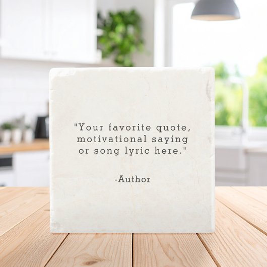 Erstellen Sie Ihr eigenes Angebot Steinuntersetzer