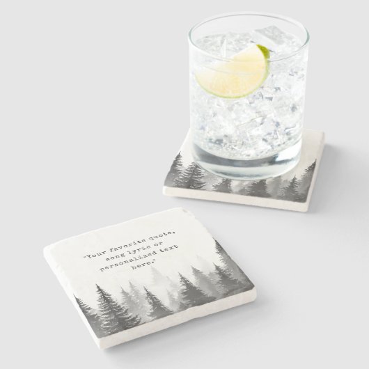 Erstellen Sie Ihr eigenes Angebot Steinuntersetzer (Seitenansicht)