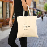 Erstellen Sie Ihr eigenes Angebot Tragetasche<br><div class="desc">Erstellen Sie Ihre eigene Tasche. Funktioniert mit minimalistischer Schrift-Typografie.</div>