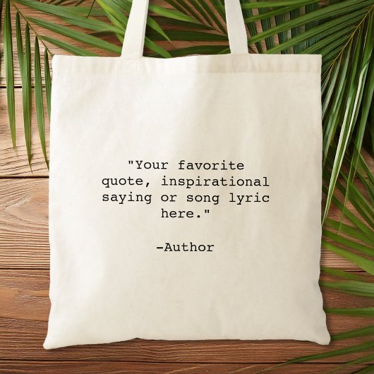 Erstellen Sie Ihr eigenes Angebot Tragetasche