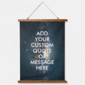 Erstellen Sie Ihr eigenes Angebot Wandteppich Mit Holzrahmen (Vorderseite)