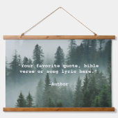 Erstellen Sie Ihr eigenes Angebot Wandteppich Mit Holzrahmen (Vorne)