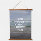 Erstellen Sie Ihr eigenes Angebot Wandteppich Mit Holzrahmen (Vorderseite)