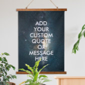 Erstellen Sie Ihr eigenes Angebot Wandteppich Mit Holzrahmen