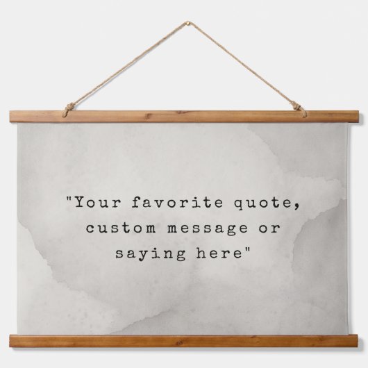 Erstellen Sie Ihr eigenes Angebot Wandteppich Mit Holzrahmen (Vorne)