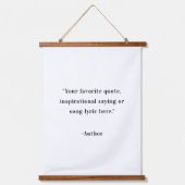 Erstellen Sie Ihr eigenes Angebot Wandteppich Mit Holzrahmen (Vorderseite)