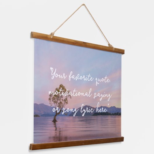 Erstellen Sie Ihr eigenes Angebot Wandteppich Mit Holzrahmen (Gewinkelt)