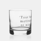 Erstellen Sie Ihr eigenes Angebot Whiskyglas (Vorderseite)